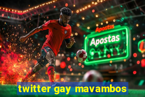 twitter gay mavambos